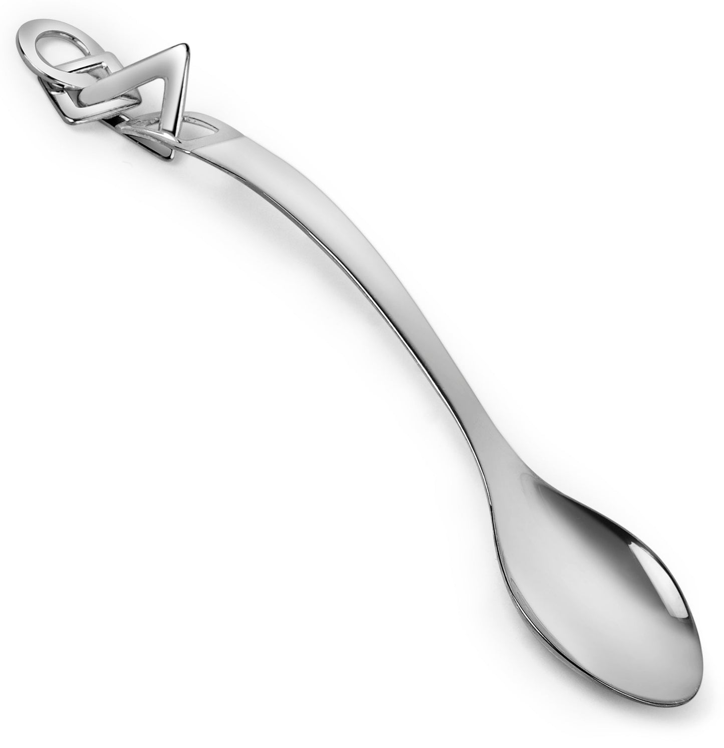 Sterling Silver Shapes Baby Spoon by Krysaliis
