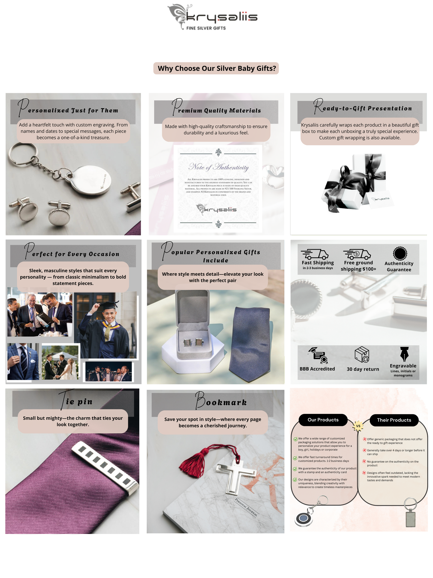 Men's Silver Gifts