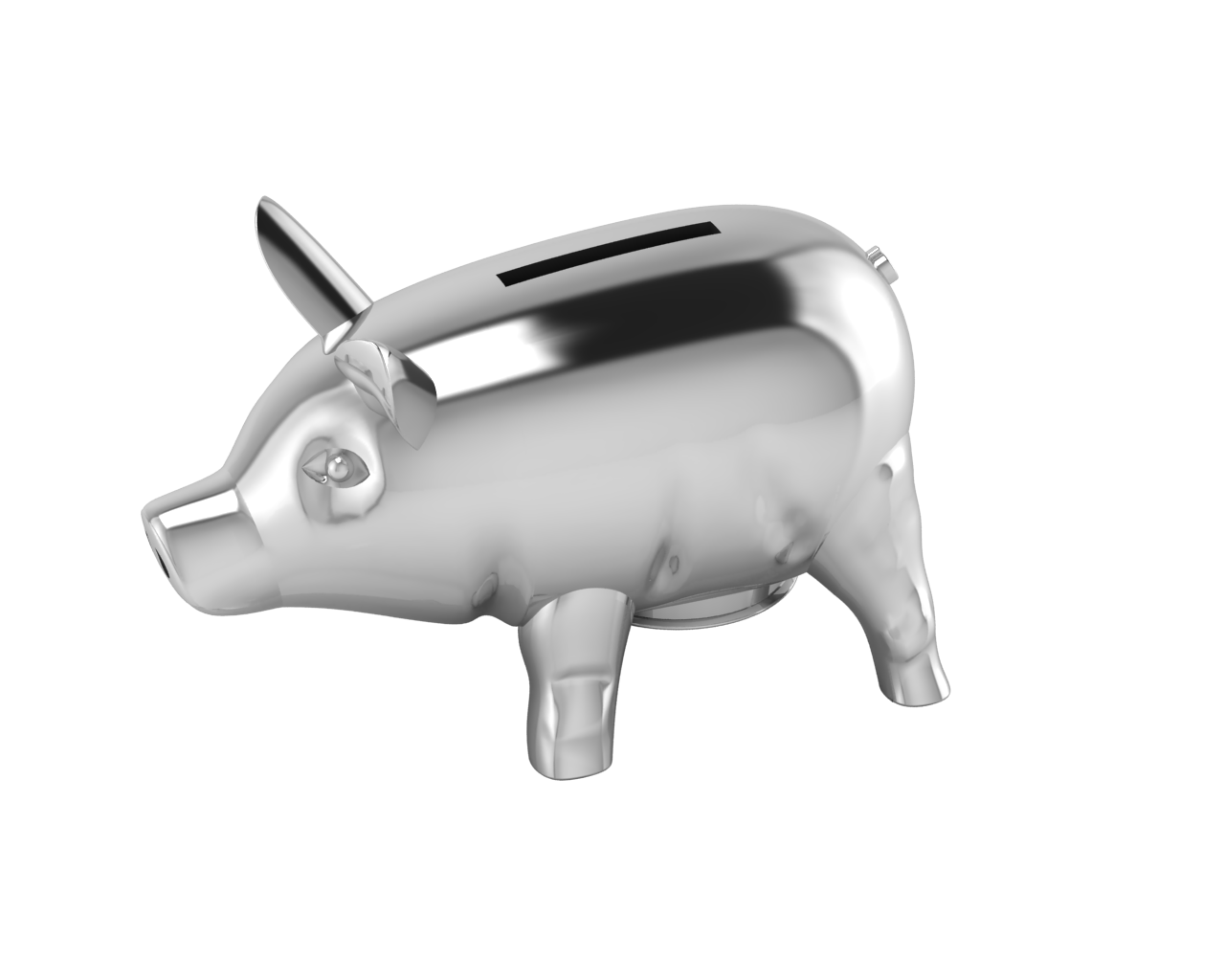 Krysaliis Silver-plate Piggy Baby Bank