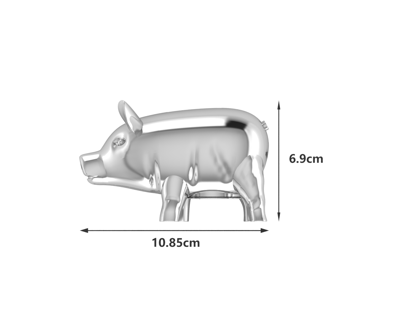 Krysaliis Silver-plate Piggy Baby Bank