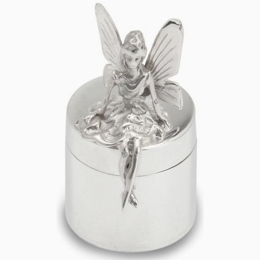 Sterling Silver Tooth Fairy Keepsake Box by Krysaliis