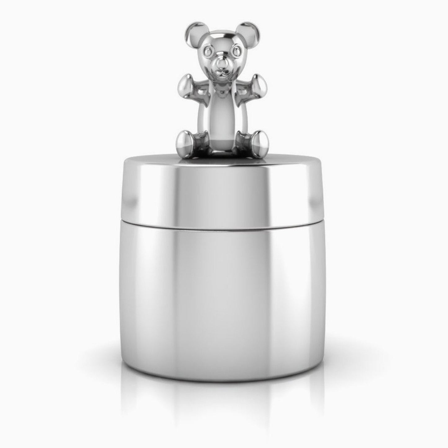 Teddy Sterling Silver Keepsake Box by Krysaliis