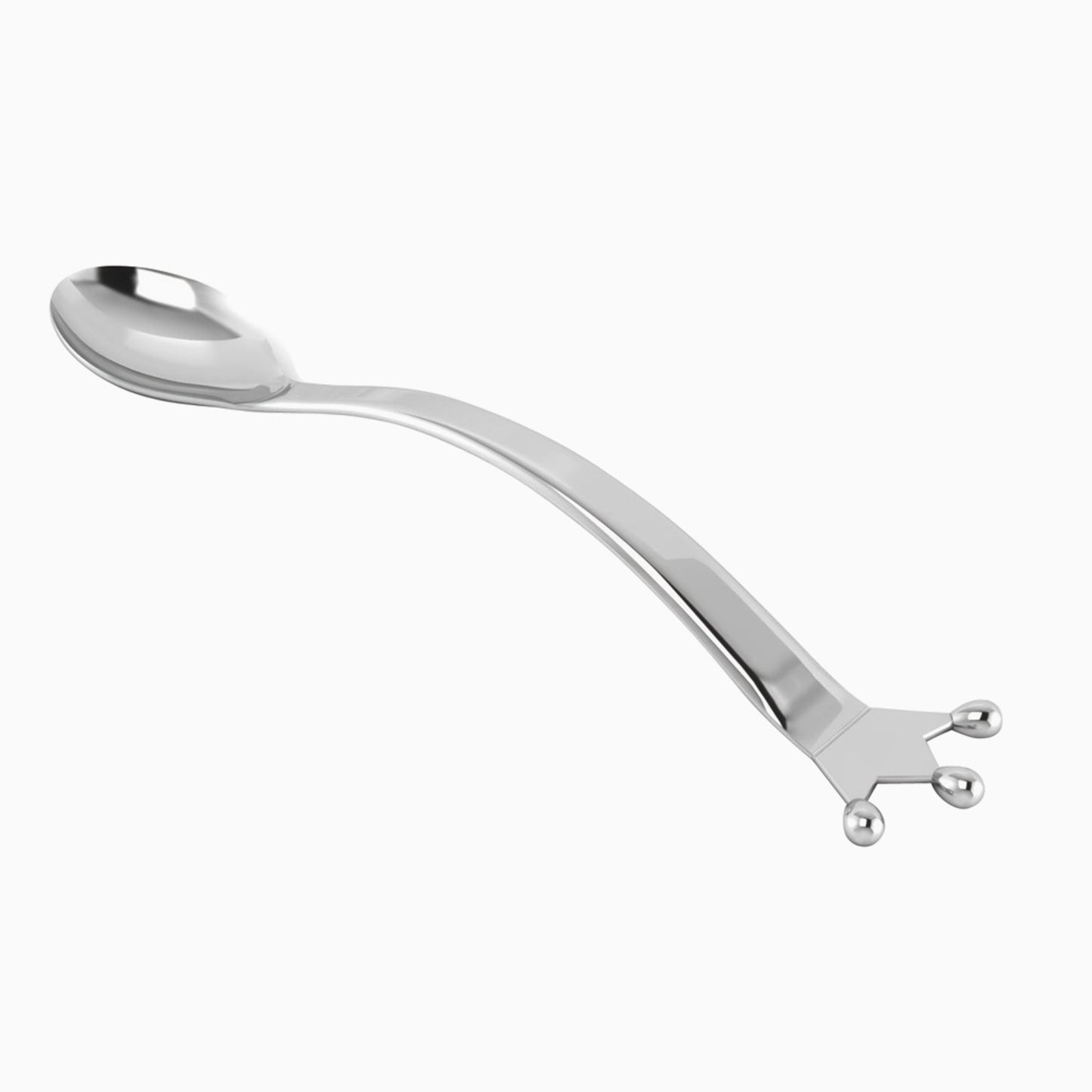 Majestic Sterling Silver Baby Feeding Spoon by Krysaliis