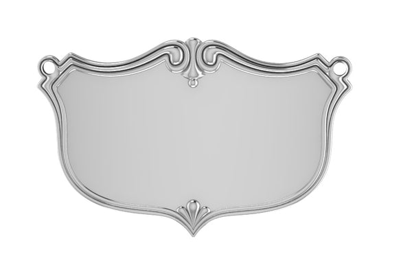 Krysaliis Silver Plate Vintage Engravable Decanter Label