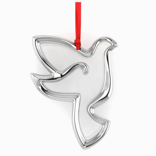 Sterling Silver Dove Christmas Ornament by Krysaliis