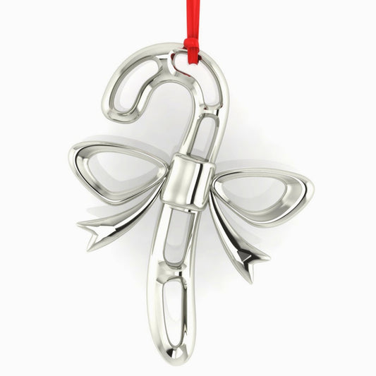 Sterling Silver Candy Cane Ornament by Krysaliis
