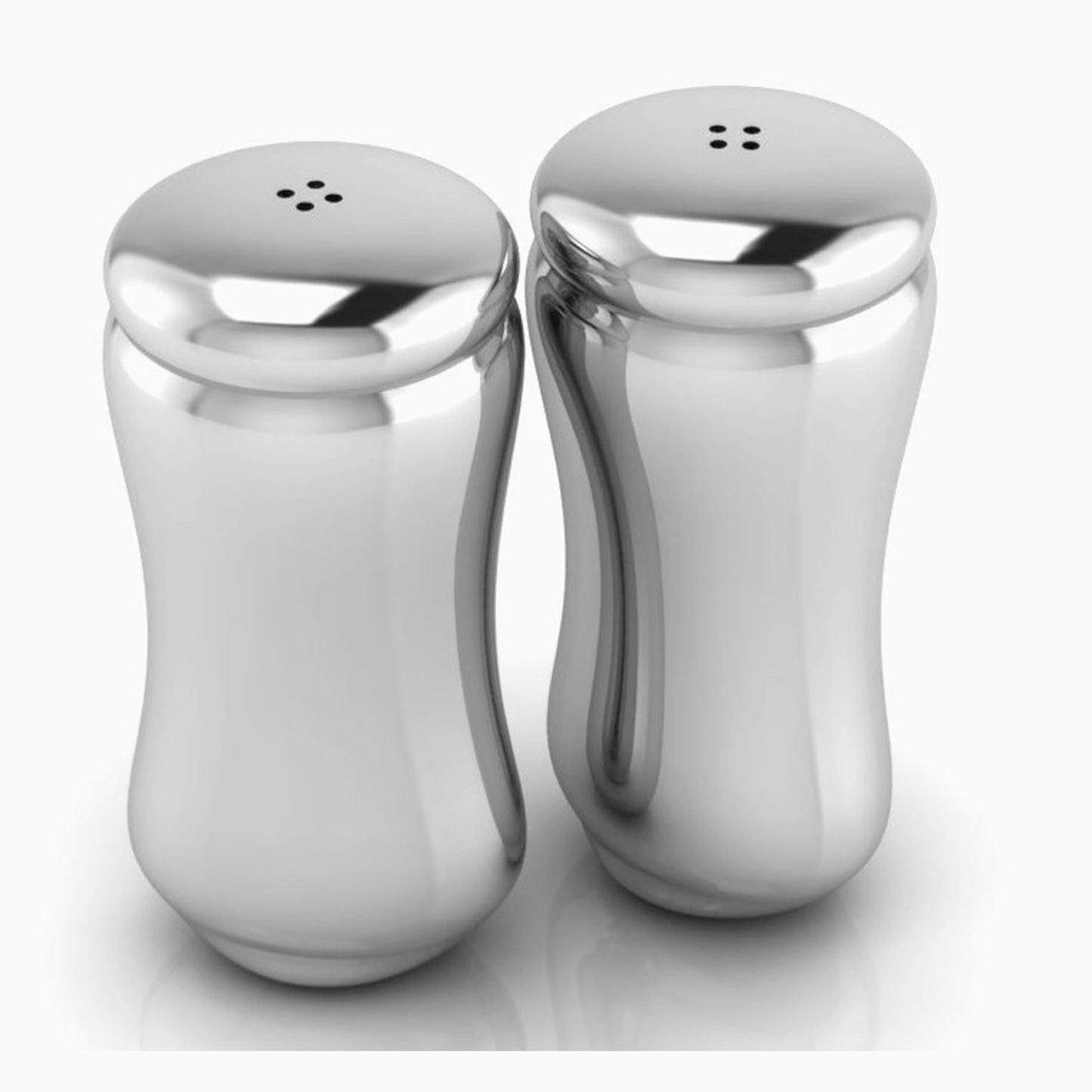 Classic Sterling Silver Salt & Pepper Set by Krysaliis