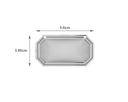 Krysaliis Silver Plate Classic Engravable Decanter Label