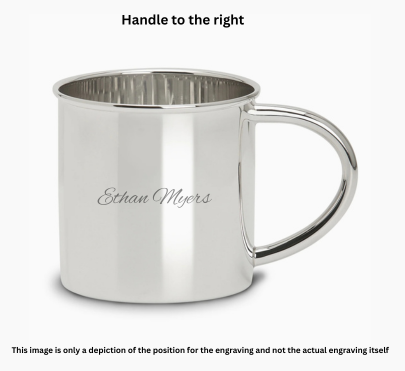 Krysaliis Classic Silver Baby Cup – Simple Sterling Silver First Drinking Cup