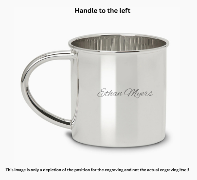 Krysaliis Classic Silver Baby Cup – Simple Sterling Silver First Drinking Cup