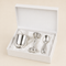 Krysaliis Silver Plate Beaded 3 Piece Baby Gift Set
