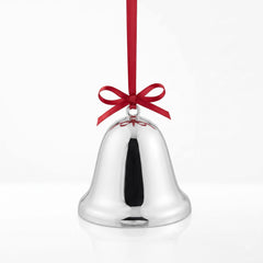 Krysaliis Silver Plated Christmas Bell Ornament I
