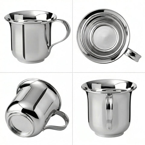 Krysaliis Sterling Silver Modern Baby Cup