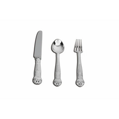 Queens Opulence 3-piece Sterling Silver Flatware Set by Krysaliis