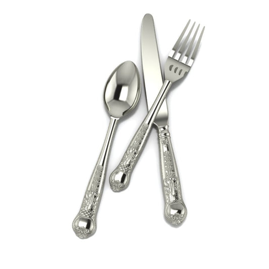 Italianate  3-piece Sterling Silver Flatware Set by Krysaliis