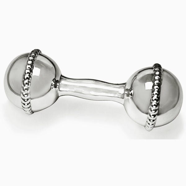 Krysaliis Sterling Silver Mini Beaded Dumbbell View 3