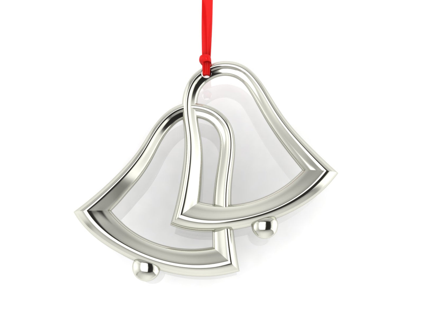 Krysaliis Silver-plate Christmas Bells Ornament