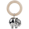 Krysaliis Sterling Silver Baby Rattle - Elephant Ring