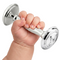 Krysaliis Sterling Silver Bear Dumbbell Baby Rattle
