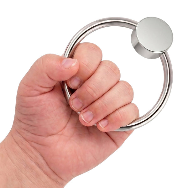 Krysaliis Sterling Silver Teether Rattle - Flat Ring