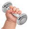Krysaliis Sterling Silver Dumbbell Rattle -  Beaded