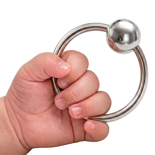 Krysaliis Sterling Silver Teether Rattle - Single Ring
