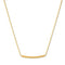 Mysha Personalized Curved Bar Pendant