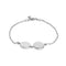 Mysha Personalized Eternal Dual Initial Circle Bracelet