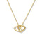 Mysha Personalized Couples Heart Pendant