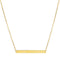 Mysha Personalized Bar of Strength Pendant
