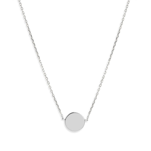 Mysha Initial Unity Circle Pendant - Single