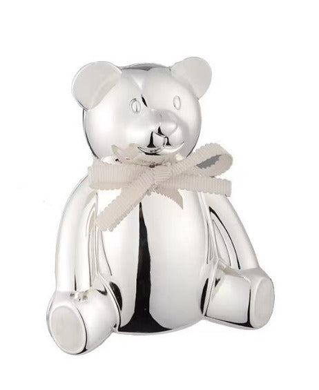 Krysaliis Silver-plate Teddy Baby Bank