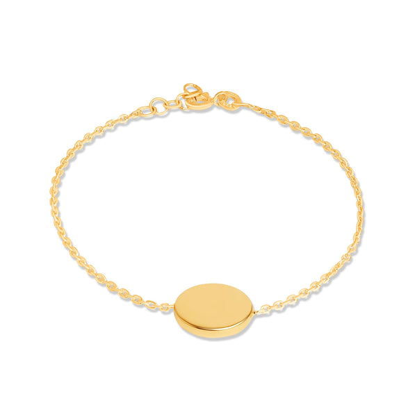 Mysha Personalized Eternal Initial Circle Bracelet