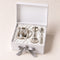 Krysaliis High Micron Sterling Silver Baby Teddy Embossed Gift Set