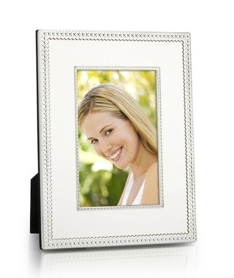 Krysaliis Silver-plate Roped Edge 4X6 Picture Frame