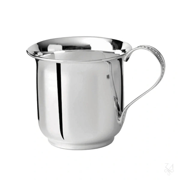 Krysaliis Sterling Silver Baby Cup Beaded Design for Newborn