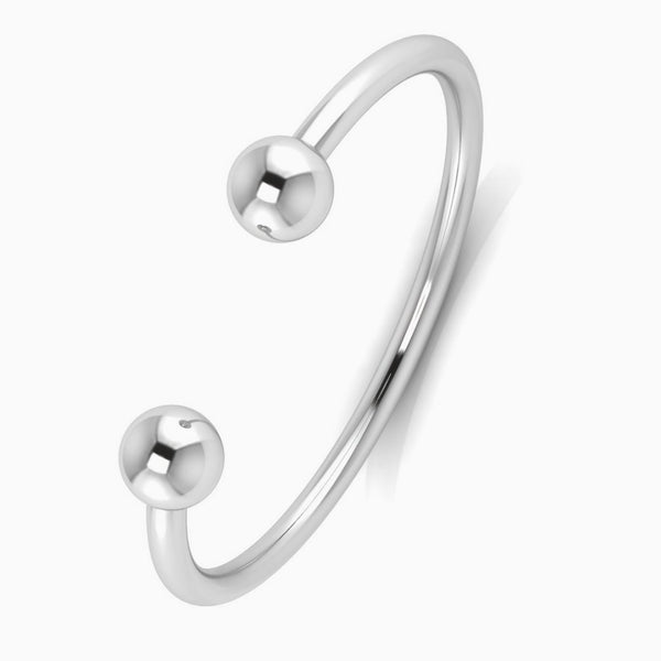 Sterling Silver Classic Baby Bracelet Bangle by Krysaliis