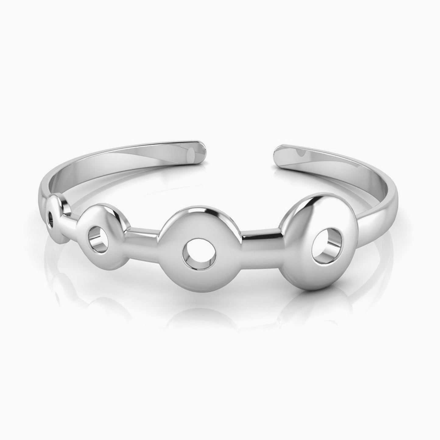 Sterling Silver Baby Infinity Bracelet Bangle by Krysaliis