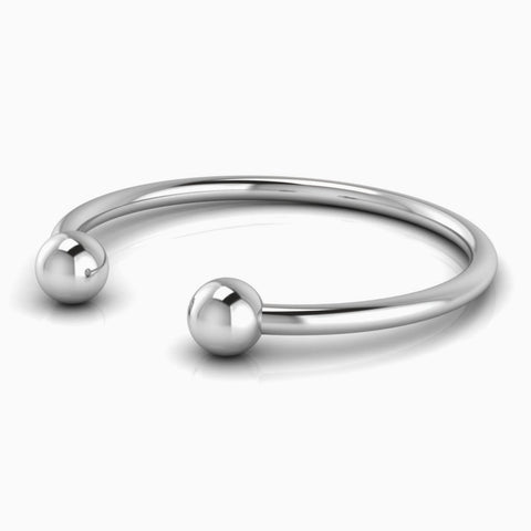 Sterling Silver Classic Baby Bracelet Bangle by Krysaliis