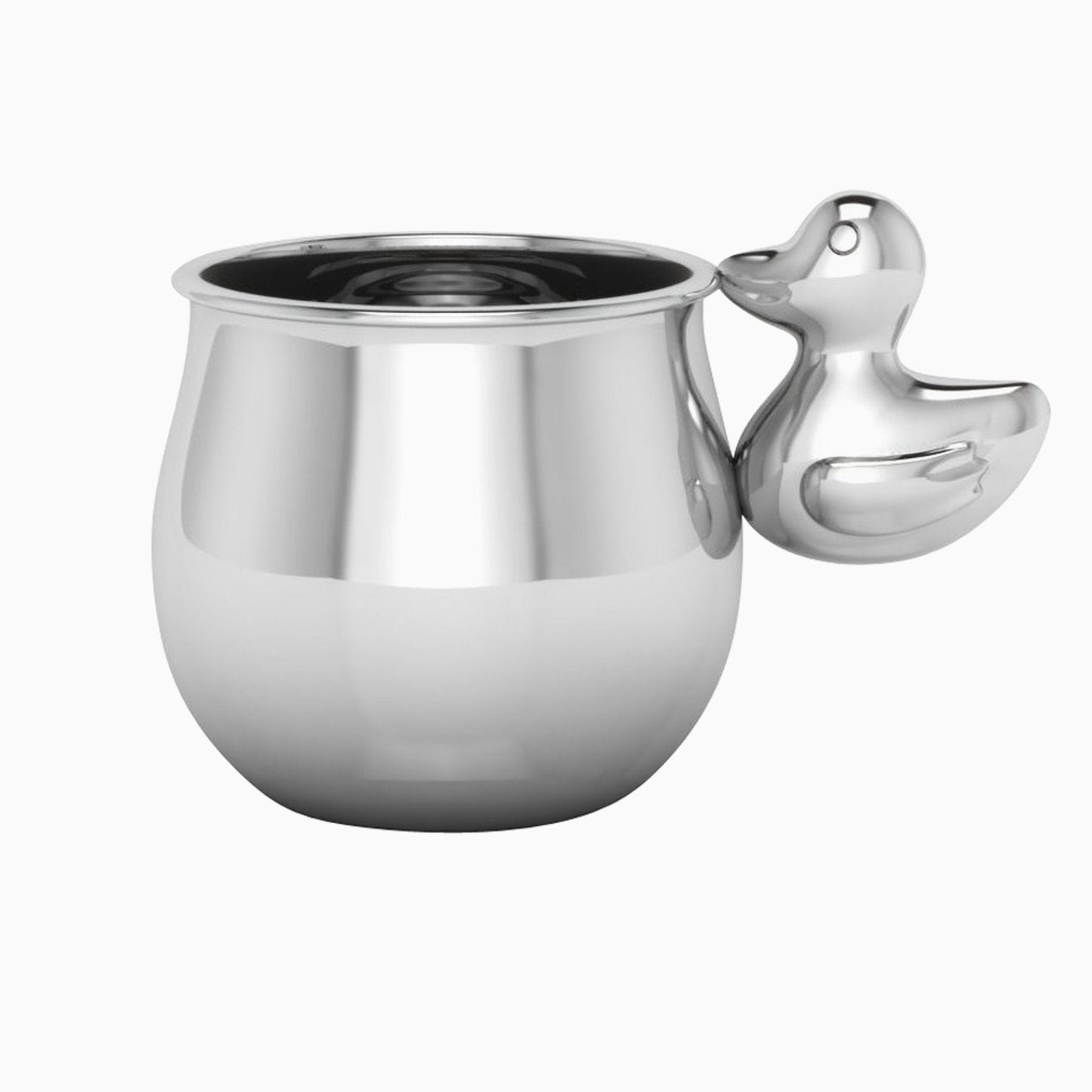 Duck Sterling Silver Baby Cup by Krysaliis