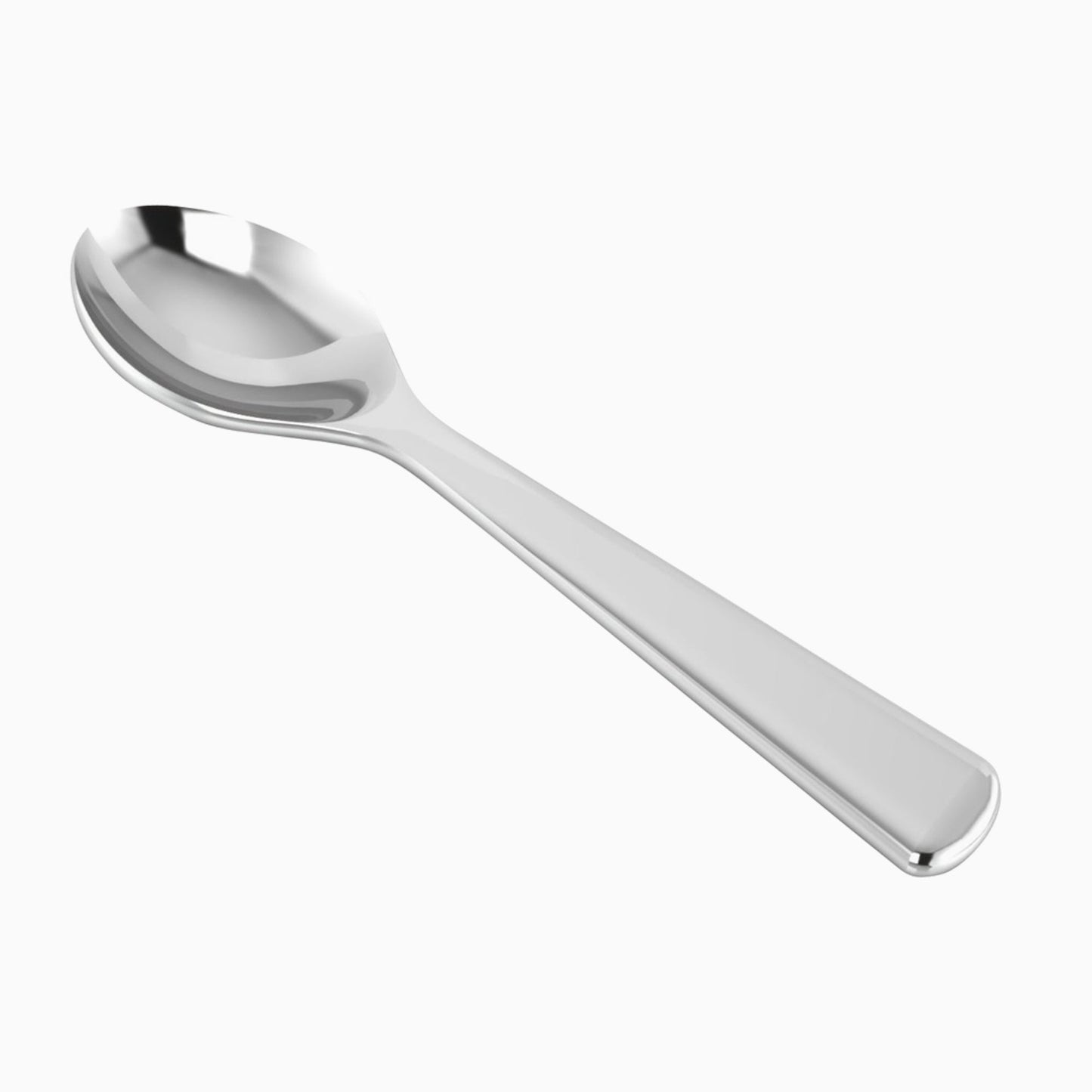 Classic Sterling Silver Baby Feeding Spoon by Krysaliis
