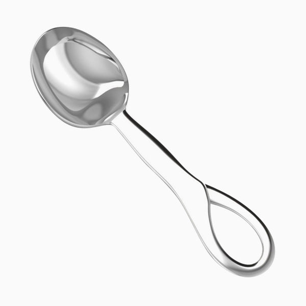Sophie Sterling Silver Baby Feeding Spoon by Krysaliis