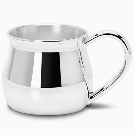 Traditional Bulge Sterling Silver Baby Cup by Krysaliis