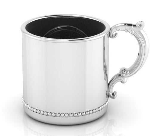 Sterling Silver Beaded Victorian Handle Cup by Krysaliis