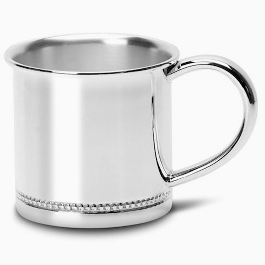 Sterling Silver Classic Beaded Cup by Krysaliis