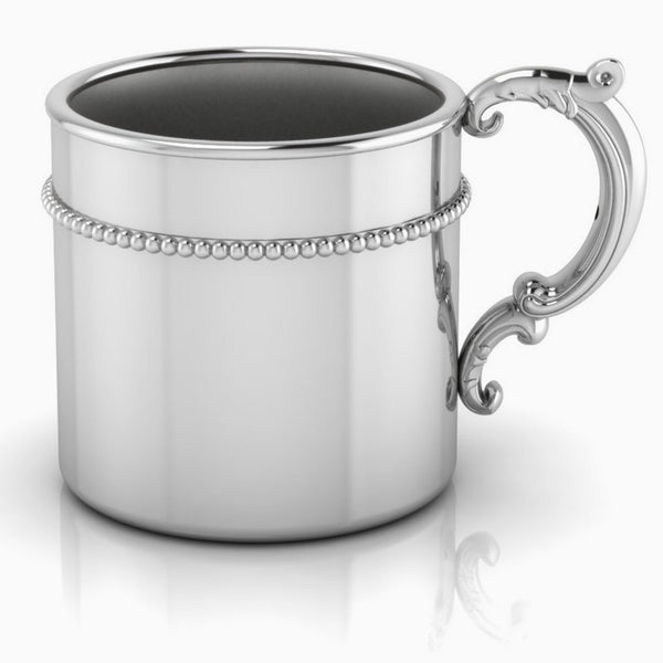 Sterling Silver Classic Beaded Victorian Cup by Krysaliis