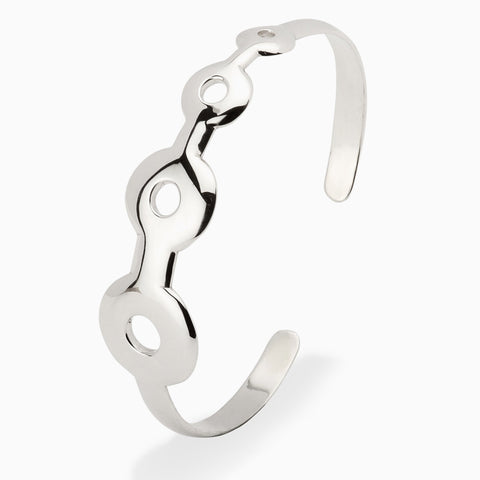 Sterling Silver Baby Infinity Bracelet Bangle by Krysaliis
