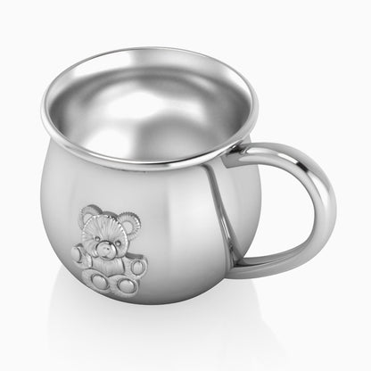 Silver Plated Bear Baby Cup by Krysaliis