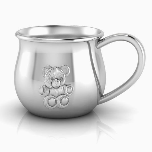 Silver Plated Bear Baby Cup by Krysaliis