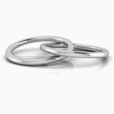 Silver Plated 2 Ring Baby Rattle Teether by Krysaliis